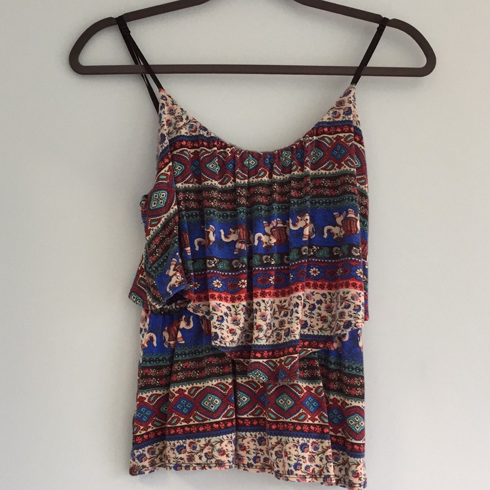 Boho Flowy Tank Top